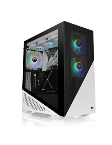 CA-1S4-00M6WN-00,Carcasa Thermaltake Divider 370 Tempered Glass Snow aRGB alba