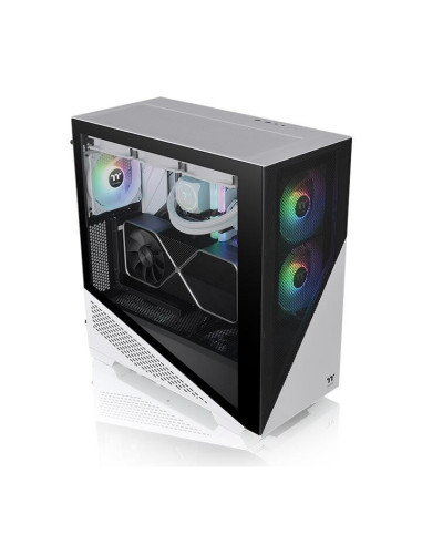 CA-1S4-00M6WN-00,Carcasa Thermaltake Divider 370 Tempered Glass Snow aRGB alba