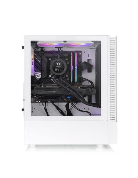 CA-1X3-00M6WN-00,Carcasa Thermaltake View 200 Tempered Glass aRGB Snow alba