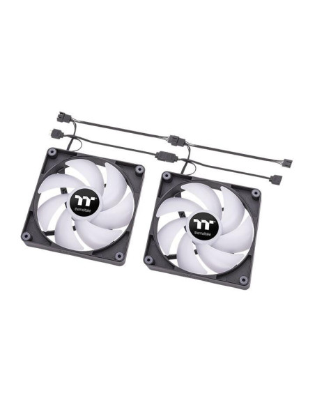 CL-F149-PL12SW-A,Set 2 ventilatoare Thermaltake CT120 120mm aRGB negre