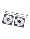 CL-F149-PL12SW-A,Set 2 ventilatoare Thermaltake CT120 120mm aRGB negre