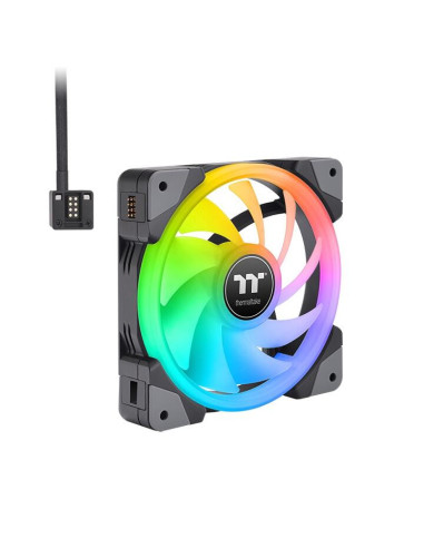 CL-F143-PL12SW-A,Set 3 ventilatoare Thermaltake TT Premium Swafan EX12 120mm RGB