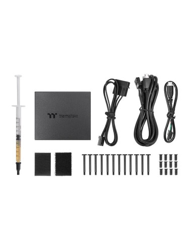 CL-F145-PL12SW-A,Set 3 ventilatoare Thermaltake Swafan 12 120mm albe iluminare aRGB