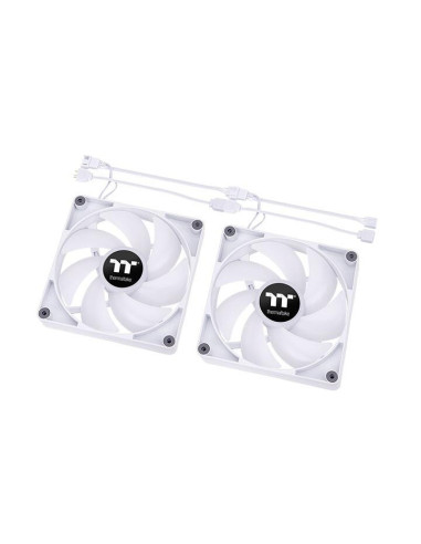CL-F153-PL12SW-A,Set 2 ventilatoare Thermaltake CT120 120mm aRGB albe