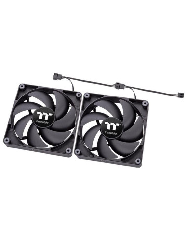 CL-F148-PL14BL-A,Set 2 ventilatoare Thermaltake CT140 140mm negre