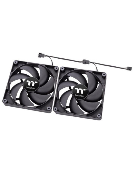 CL-F148-PL14BL-A,Set 2 ventilatoare Thermaltake CT140 140mm negre