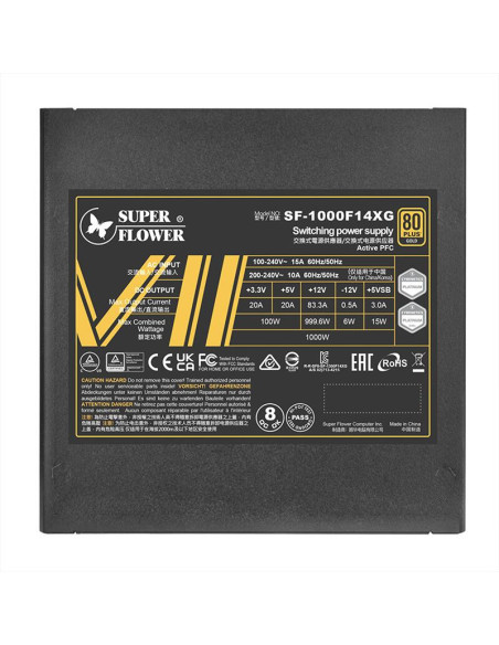 SF-1000F14XG,Sursa full modulara Super Flower Leadex VII Gold 1000W neagra