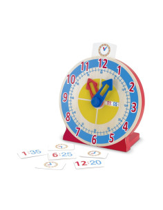 MD4284,Ceas educativ din lemn Melissa and Doug 2