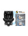 BN-LO-BRAAM_CARBON,Lionelo - Scaun auto Braam Carbon Pozitie de somn, Protectie laterala, Rotire 360 grade, 0-36 Kg, cu Isofix, 