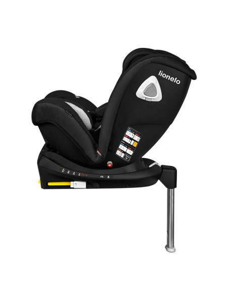 BN-LO-BRAAM_CARBON,Lionelo - Scaun auto Braam Carbon Pozitie de somn, Protectie laterala, Rotire 360 grade, 0-36 Kg, cu Isofix, 