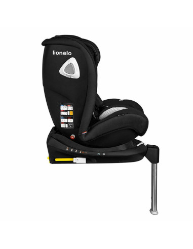 BN-LO-BRAAM_CARBON,Lionelo - Scaun auto Braam Carbon Pozitie de somn, Protectie laterala, Rotire 360 grade, 0-36 Kg, cu Isofix, 