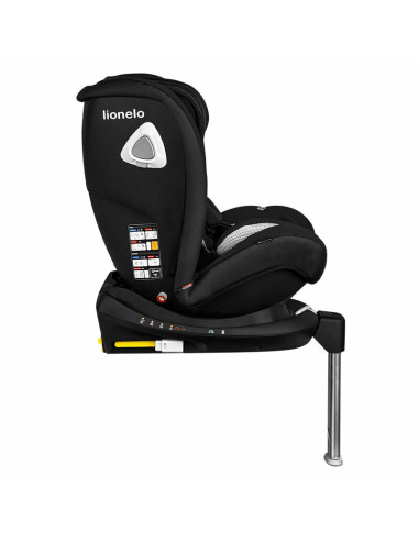 BN-LO-BRAAM_CARBON,Lionelo - Scaun auto Braam Carbon Pozitie de somn, Protectie laterala, Rotire 360 grade, 0-36 Kg, cu Isofix, 