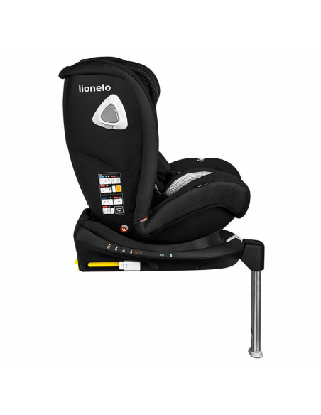 BN-LO-BRAAM_CARBON,Lionelo - Scaun auto Braam Carbon Pozitie de somn, Protectie laterala, Rotire 360 grade, 0-36 Kg, cu Isofix, 