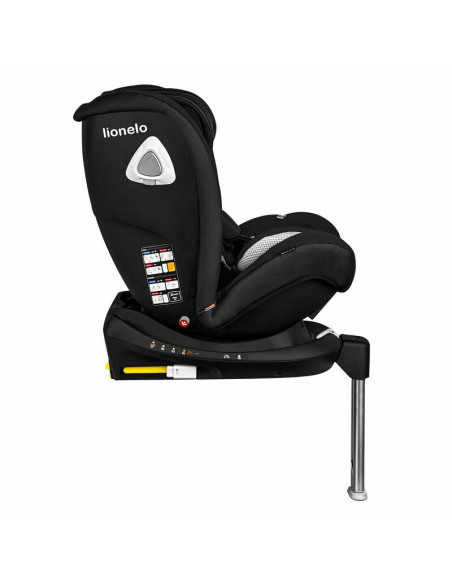 BN-LO-BRAAM_CARBON,Lionelo - Scaun auto Braam Carbon Pozitie de somn, Protectie laterala, Rotire 360 grade, 0-36 Kg, cu Isofix, 