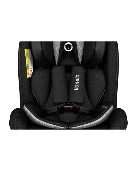 BN-LO-BRAAM_CARBON,Lionelo - Scaun auto Braam Carbon Pozitie de somn, Protectie laterala, Rotire 360 grade, 0-36 Kg, cu Isofix, 