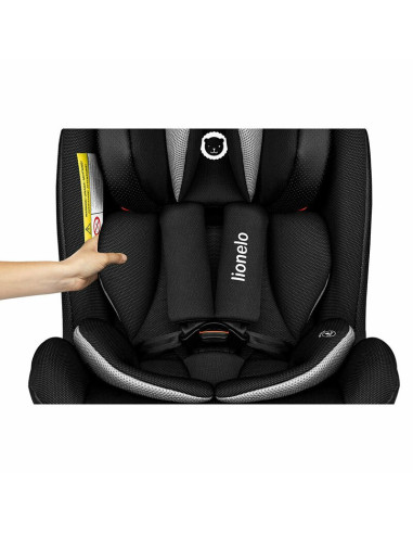 BN-LO-BRAAM_CARBON,Lionelo - Scaun auto Braam Carbon Pozitie de somn, Protectie laterala, Rotire 360 grade, 0-36 Kg, cu Isofix, 