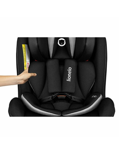 BN-LO-BRAAM_CARBON,Lionelo - Scaun auto Braam Carbon Pozitie de somn, Protectie laterala, Rotire 360 grade, 0-36 Kg, cu Isofix, 