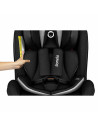 BN-LO-BRAAM_CARBON,Lionelo - Scaun auto Braam Carbon Pozitie de somn, Protectie laterala, Rotire 360 grade, 0-36 Kg, cu Isofix, 