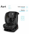 BN-LO-AART_GREY_STONE,Lionelo - Scaun auto Aart RWF, 0-36 Kg, 4 Pozitii Inclinare Spatar, 13 Pozitii Reglare Tetiera, Conform cu