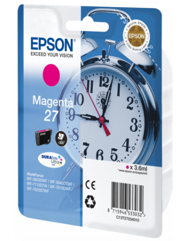 Cartus Cerneala Original Epson C13T270340, Magenta,C13T270340
