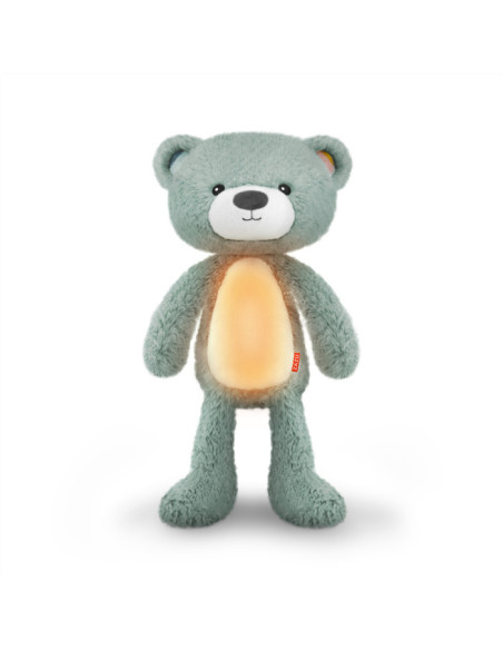 ZA-BRODY-02,Ursuletul Brody Antrenor de Somn Muzical cu Lumina, Bleu, Zazu Kids