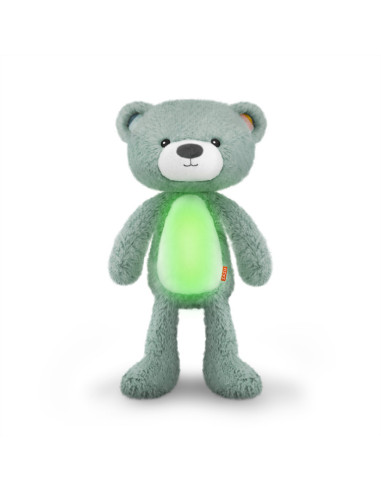 ZA-BRODY-02,Ursuletul Brody Antrenor de Somn Muzical cu Lumina, Bleu, Zazu Kids