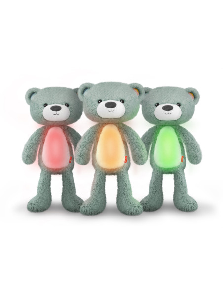 ZA-BRODY-02,Ursuletul Brody Antrenor de Somn Muzical cu Lumina, Bleu, Zazu Kids