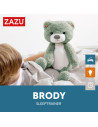 ZA-BRODY-02,Ursuletul Brody Antrenor de Somn Muzical cu Lumina, Bleu, Zazu Kids