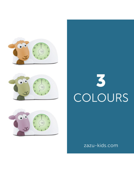 ZA-SAM-07,Ceas Antrenor de Somn Zazu Kids Sam Verde