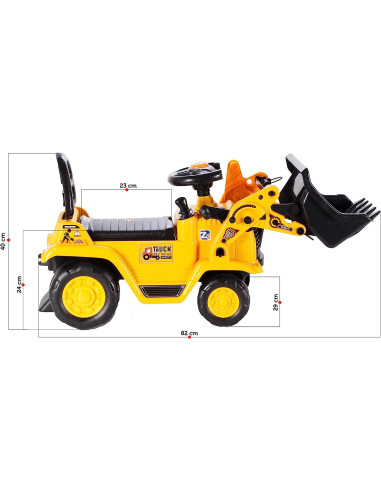 5901924219873,Buldozer MalPlay cu olita