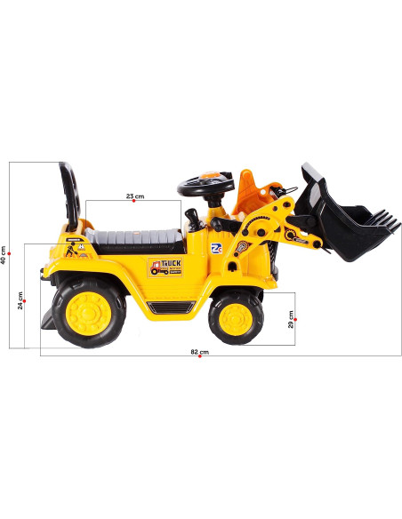5901924219873,Buldozer MalPlay cu olita
