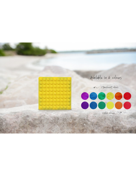 MBRX24,Set magnetic Magbrix 24 piese patrate - compatibil cu caramizi de constructie tip Lego