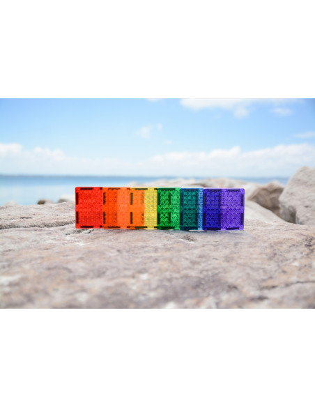 MBRX24,Set magnetic Magbrix 24 piese patrate - compatibil cu caramizi de constructie tip Lego