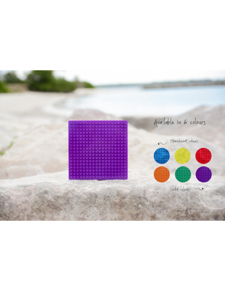 MBRXBIG6,Set magnetic Magbrix 6 piese patrate mari - compatibil cu caramizi de constructie tip Lego