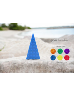 MBRX-ISOS12,Set magnetic Magbrix 12 piese triunghi isoscel - compatibil cu caramizi de constructie tip Lego 2