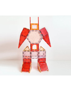 MBL-105,Set magnetic Magblox - 6 piese magnetice hexagon pentru constructie 2