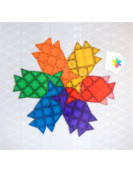 MBL-106,Set carduri Mandala pentru seturile magnetice de constructie