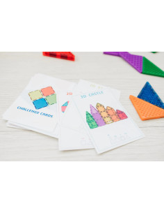 MBL-107,Set carduri cu provocari pentru seturile magnetice de constructie 2