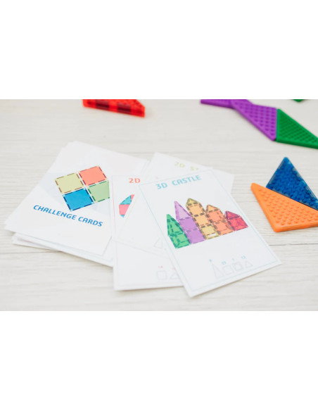 MBL-107,Set carduri cu provocari pentru seturile magnetice de constructie