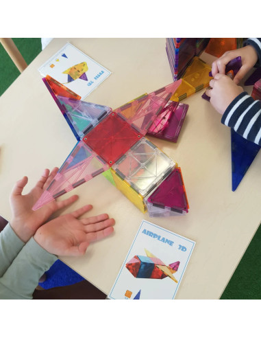 MBL-107,Set carduri cu provocari pentru seturile magnetice de constructie