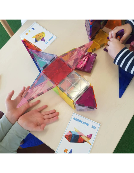 MBL-107,Set carduri cu provocari pentru seturile magnetice de constructie