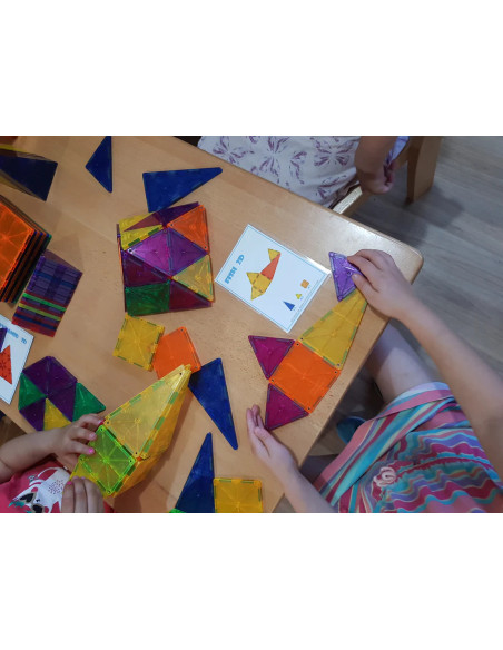 MBL-107,Set carduri cu provocari pentru seturile magnetice de constructie