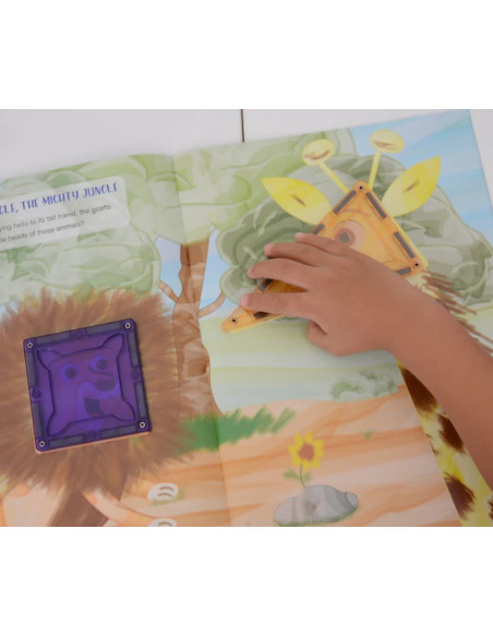 MBL-108,Carte cu activitati pentru seturile magnetice de constructie