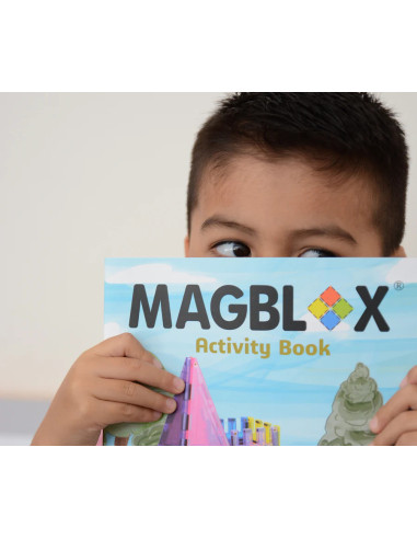 MBL-108,Carte cu activitati pentru seturile magnetice de constructie