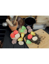 YD1153,Pietre senzoriale - Topping Pizza