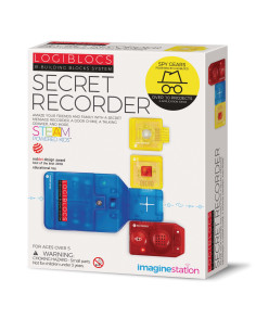 06808IS,Joc electronic Logiblocs - set Secret Recorder