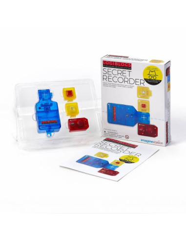 06808IS,Joc electronic Logiblocs - set Secret Recorder
