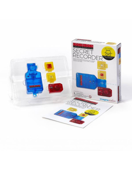 06808IS,Joc electronic Logiblocs - set Secret Recorder