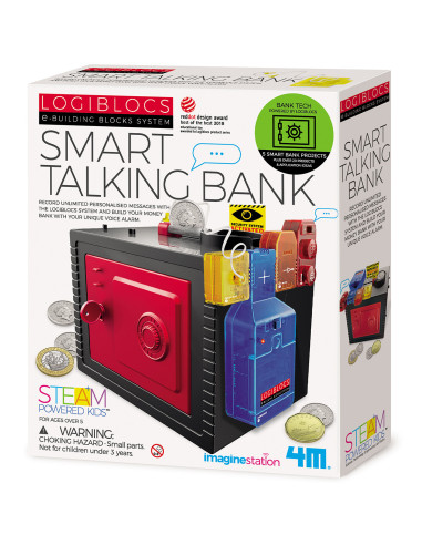 06810IS,Joc electronic Logiblocs - set Smart Talking Bank