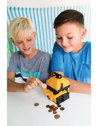 4M-03422,Kit constructie robot - Money Bank Robot, Kidz Robotix